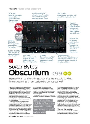 Computer Music Sugar Bytes Obscurium Computer Music Sugar Bytes Obscurium