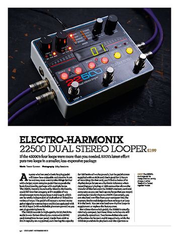 Guitarist Electro-Harmonix 22500 Dual Stereo Looper Guitarist Electro-Harmonix 22500 Dual Stereo Looper