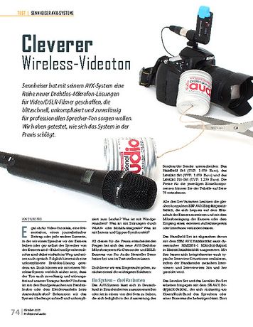 Professional Audio Sennheiser AVX-Systeme Professional Audio Sennheiser AVX-Systeme