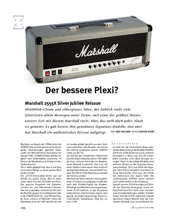 Gitarre & Bass Marshall 2555X Silver Jubilee Reissue Gitarre & Bass Marshall 2555X Silver Jubilee Reissue