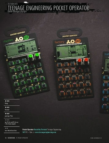 Sound & Recording Teenage Engineering Pocket Operator - Mini-Klangerzeuger Sound & Recording Teenage Engineering Pocket Operator - Mini-Klangerzeuger