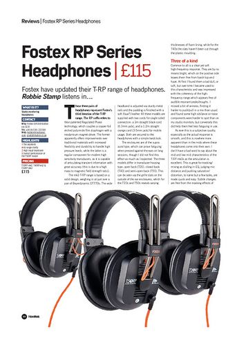 fostex t40rp mk3 review