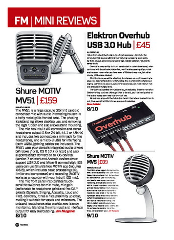 Future Music Shure MOTIV MV88 Future Music Shure MOTIV MV88
