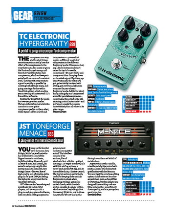 Total Guitar TC Electronic Hypergravity Total Guitar TC Electronic Hypergravity