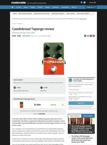 MusicRadar.com Catalinbread Topanga MusicRadar.com Catalinbread Topanga