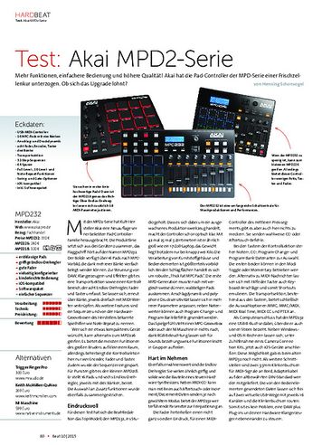 Beat Akai MPD2-Serie Beat Akai MPD2-Serie