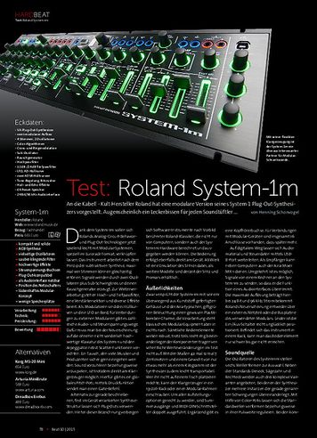 Beat Roland System-1m Beat Roland System-1m
