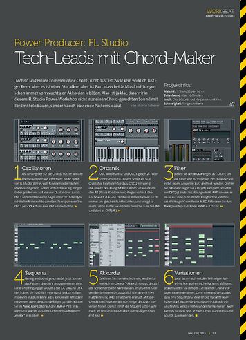 Beat FL Studio - Tech-Leads mit Chord-Maker Beat FL Studio - Tech-Leads mit Chord-Maker