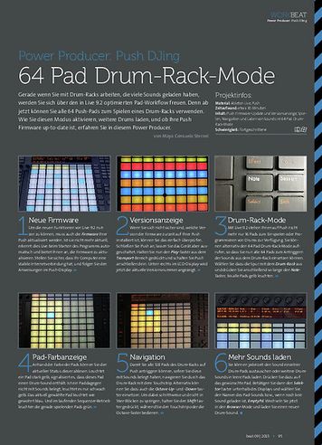 Beat Push DJing - 64 Pad Drum-Rack-Mode Beat Push DJing - 64 Pad Drum-Rack-Mode