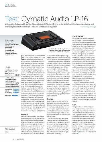 Beat Cymatic Audio LP-16 Beat Cymatic Audio LP-16
