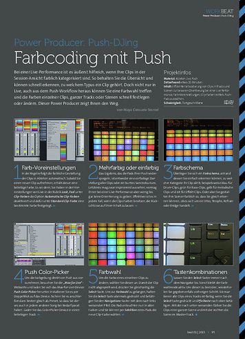 Beat Push-DJing - Farbcoding mit Push Beat Push-DJing - Farbcoding mit Push