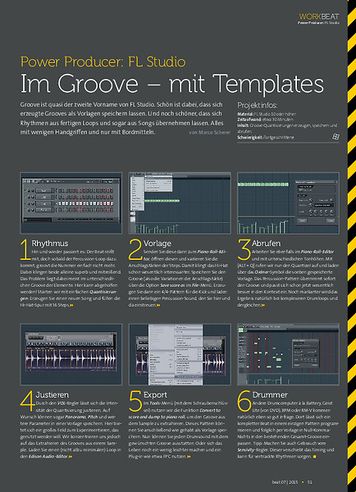 Beat FL Studio - Im Groove – mit Templates Beat FL Studio - Im Groove – mit Templates