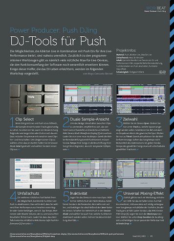 Beat Push DJing - DJ-Tools für Push Beat Push DJing - DJ-Tools für Push