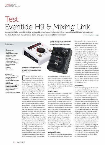 Beat Eventide H9 & Mixing Link Beat Eventide H9 & Mixing Link