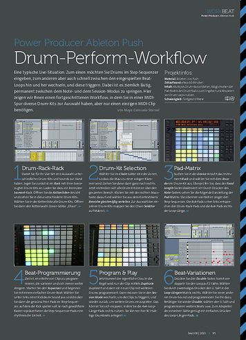 Beat Ableton Push - Drum-Perform-Workflow Beat Ableton Push - Drum-Perform-Workflow