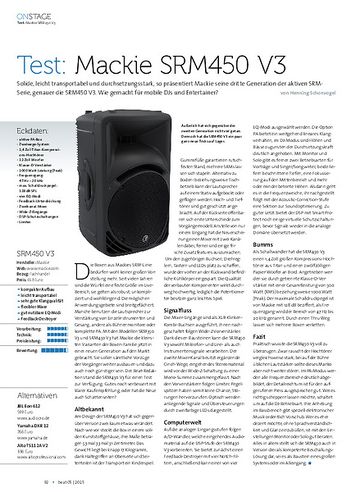 Beat Mackie SRM 450 V3 Beat Mackie SRM 450 V3