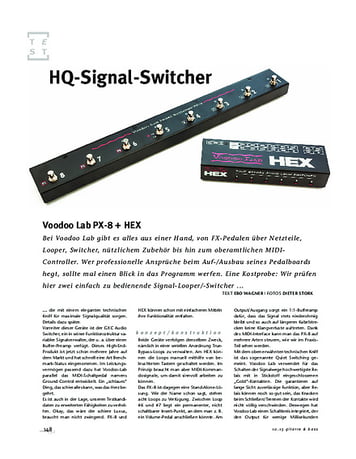 Gitarre & Bass Voodoo Lab Voodoo Lab PX-8 + HEX, Looper Gitarre & Bass Voodoo Lab Voodoo Lab PX-8 + HEX, Looper
