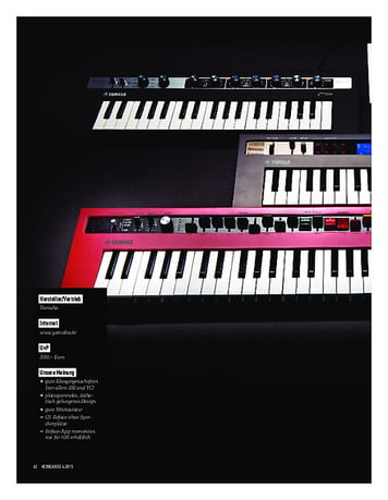 Keyboards Yamaha Reface Mini-Keyboards Keyboards Yamaha Reface Mini-Keyboards