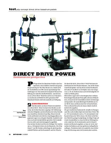 Sticks PDP Concept Direct Drive Bassdrum-Pedale Sticks PDP Concept Direct Drive Bassdrum-Pedale