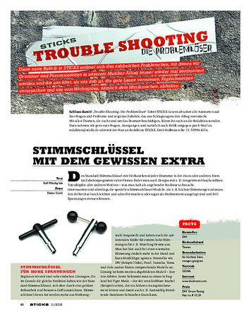 Sticks Stimmschlüssel mit dem gewissen Extra Sticks Stimmschlüssel mit dem gewissen Extra