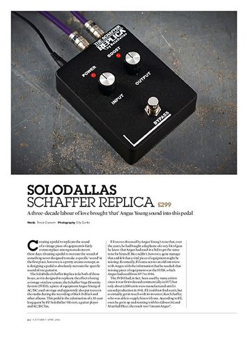 Guitarist Solodallas Schaffer Replica Guitarist Solodallas Schaffer Replica