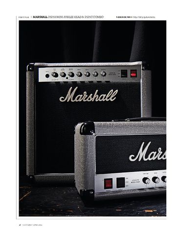 Guitarist Marshall 2525C Mini Jubilee 1X12 Combo Guitarist Marshall 2525C Mini Jubilee 1X12 Combo