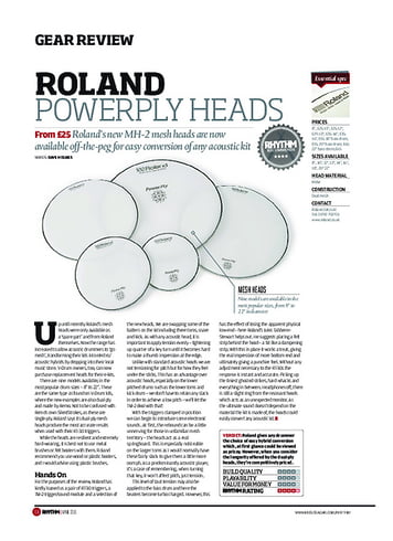 Rhythm Roland Powerply Heads Rhythm Roland Powerply Heads