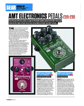 Total Guitar AMT Pedals Total Guitar AMT Pedals