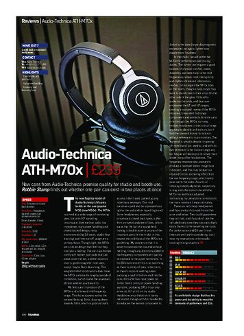 audio technica mx70