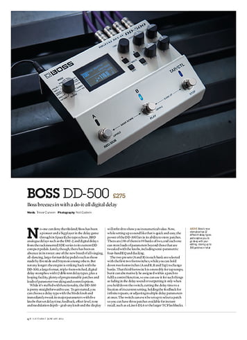 Guitarist Boss DD-500 Guitarist Boss DD-500