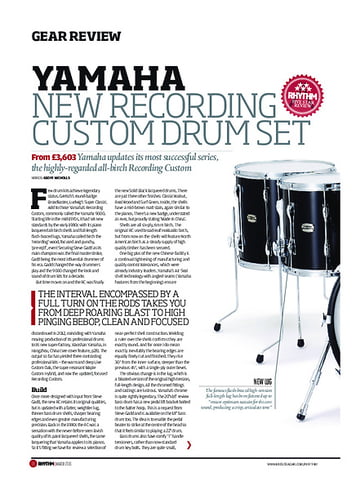 Rhythm Yamaha New Recording Custom Drum Set Rhythm Yamaha New Recording Custom Drum Set