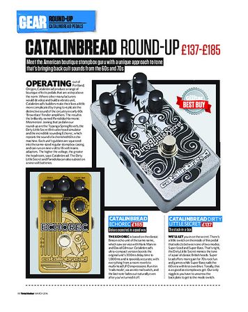 Total Guitar Catalinbread Round-Up Total Guitar Catalinbread Round-Up