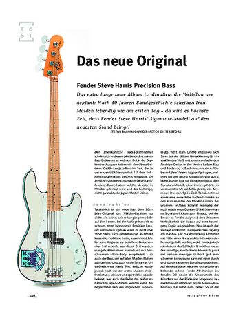 Gitarre & Bass Fender Steve Harris Gitarre & Bass Fender Steve Harris