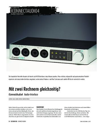 Sound & Recording iConnect Audio4 - Audio-Interface Sound & Recording iConnect Audio4 - Audio-Interface