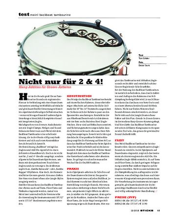 Sticks Meinl Backbeat Tambourine Sticks Meinl Backbeat Tambourine