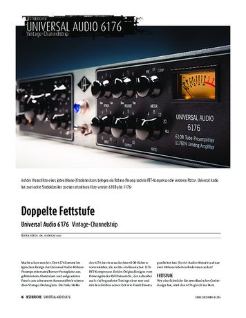 Sound & Recording Universal Audio 6176 - Vintage-Channelstrip Sound & Recording Universal Audio 6176 - Vintage-Channelstrip
