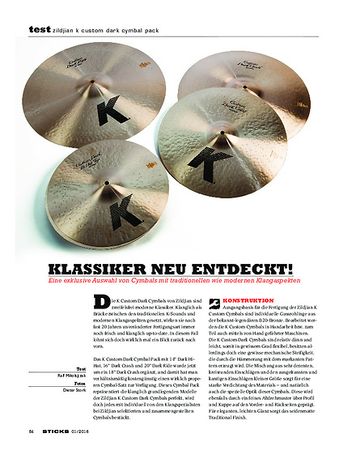 Sticks Zildjian K Custom Dark Cymbal Pack Sticks Zildjian K Custom Dark Cymbal Pack