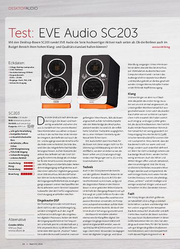 Beat EVE Audio SC203 Beat EVE Audio SC203