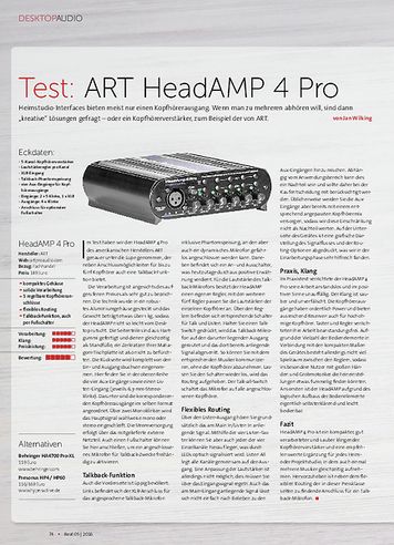 Beat ART HeadAMP 4 Pro Beat ART HeadAMP 4 Pro