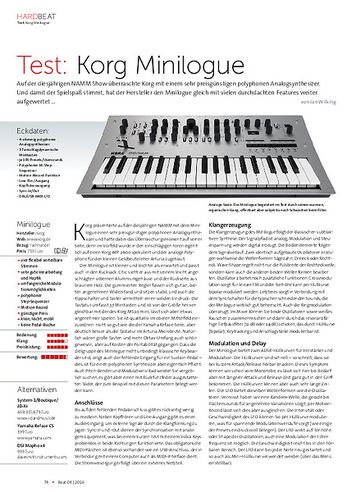 Beat Korg Minilogue Beat Korg Minilogue