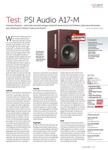 Beat PSI Audio A17-M Beat PSI Audio A17-M