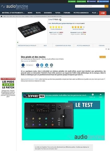 Audiofanzine.com Line 6 Helix Audiofanzine.com Line 6 Helix