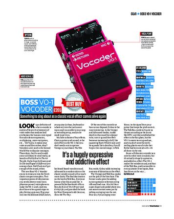 Total Guitar Boss V0-1 Vocoder Total Guitar Boss V0-1 Vocoder