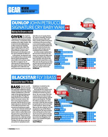 Total Guitar Blackstar Fly 3 Bass Total Guitar Blackstar Fly 3 Bass