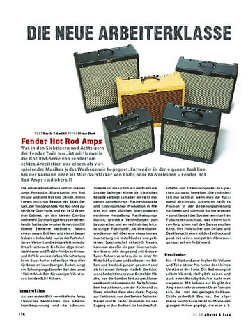 Gitarre & Bass Fender Hot Rod Amps, Röhren-Combos Gitarre & Bass Fender Hot Rod Amps, Röhren-Combos