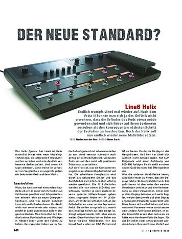 Gitarre & Bass Line6 Helix, Modeling/Preamp/FX Gitarre & Bass Line6 Helix, Modeling/Preamp/FX
