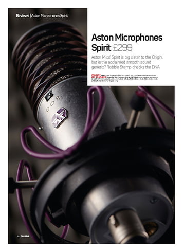 Future Music Aston Microphones Spirit Future Music Aston Microphones Spirit