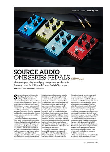 Guitarist Source Audio Lunar Phaser Guitarist Source Audio Lunar Phaser
