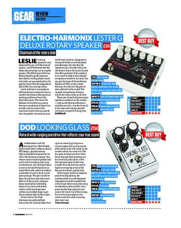 Total Guitar Electro-Harmonix Lester G Deluxe Rotary Speaker Total Guitar Electro-Harmonix Lester G Deluxe Rotary Speaker