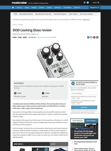 MusicRadar.com DOD Looking Glass MusicRadar.com DOD Looking Glass